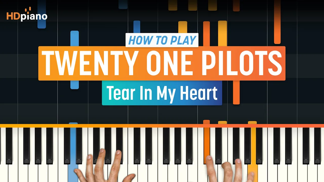 How to Play "Tear in My Heart" by twenty one pilots | HDpiano (Part 1) Piano Tutorial