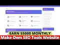 Create SEO Tools Website Make Online SEO Tools Website SEO Tools PHP Script Free Download