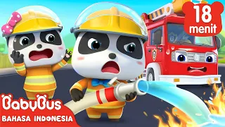 truk pemadam kebakarannya datang lagu kendaraan anak lagu anak anak babybus bahasa indonesia