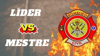 Bombeiro LÍDER vs MESTRE - Entenda as diferenças