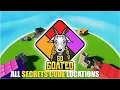 GO GOATED ZONE WARS MAP FORTNITE CREATIVE - FIND ALL SECRET CODE LOCATIONS