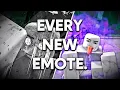EVERY 37 NEW EMOTES KILL EMOTES in The Strongest Battlegrounds