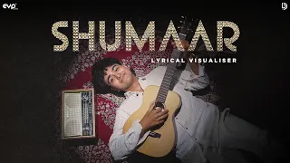 Shumaar (Lyrical Visualiser) : Aditya | KP Music | New Hindi Love Song | UR Debut