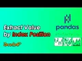 Extracting Values by Index Position Pandas Tutorials Data Science WonkyCode Telugu