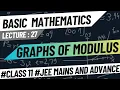Graph Of Modulus Function Basic Mathematics Class 11 Maths JEE In Home Desk