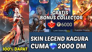 SKIN LEGEND KAGURA CUMA 💎2000 AN DIAMOND ! BONUS SKIN COLLECTOR ! TOTAL 6000 POIN KOLEKSI