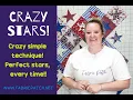 The easiest block you will ever make Crazy Stars