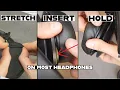 EASY way to put back ANY EAR-PADS Cushions