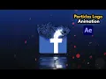 Particle Logo Animation 3D Reflection After Effect Tutorial Trapcode CC Plugin
