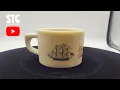 Old Spice Shaving Mug 1970s Vintage Frigate Ship Grand Turk Salem 1786