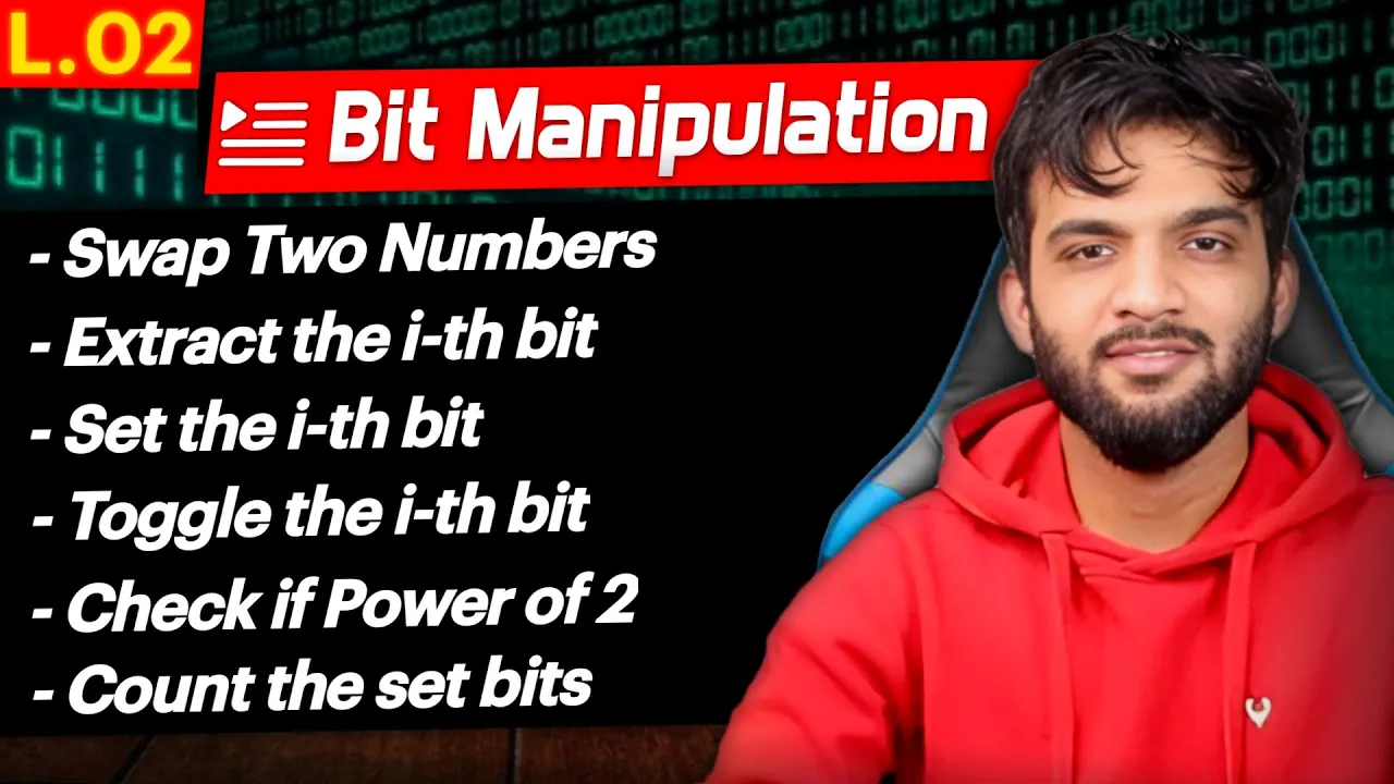 L2. Must Know Tricks in Bit Manipulation | Swap two numbers without third variable - YouTube thumbnail