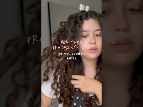Rumo a cor natural parte 2 #pintandocabelo #tintadecabelo#cabelo #haircare #curlyhair #cacheadas