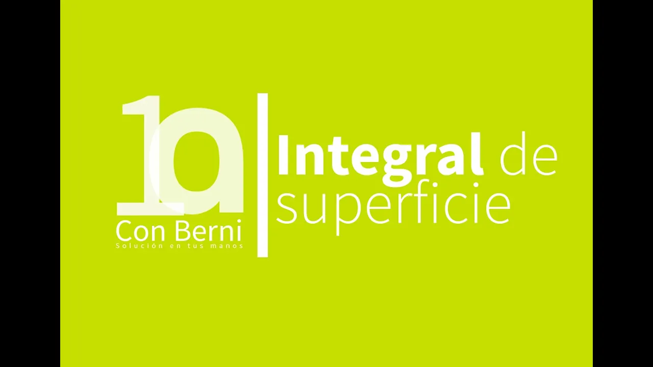 Integral de superficie de campo escalar I Definición