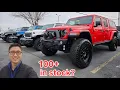 If you like Jeeps this is like a huge candy store Wrangler AND Gladiator lot walk
