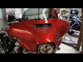 How to install a stealth or hidden antenna on Harley Davidson touring motorcycles with a fairing