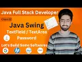 Java Swing TestField TextArea Password Java Full Stack Development Course lecture 22