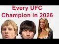 Lagu Predicting Every UFC Champion In 2026