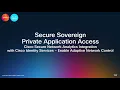 Secure Sovereign Private APP Access Secure Network Analytics Integration with ISE - Enable ANC