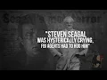 Steven Seagal Was Hysterically Crying FBI Agents Had To Hug Him Sammy The Bull Gravano