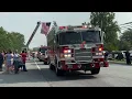 LODD NDWFD Fire Fighter Brice Trossbach Arrival at Funeral Home - Leonardtown MD