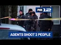 Federal agents shoot 2 people in Portland