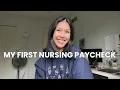 How Much I Make As A New Grad Registered Nurse my hourly pay rates my very first paycheck
