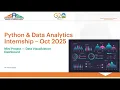Python Data Analytics Internship Session 30 Mini Project - Data Visualization Dashboard SASF