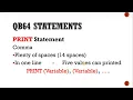 G6 Computer L7 QBASIC Programming with QB64 LP2 QB64 Statements