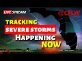 Strong and Severe Storms Firing Up 60mph winds Flood Risk Continues Happening Now