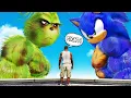 BUFF GRINCH vs BUFF SONIC In GTA 5 Fight