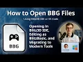 How to Open BBG Files Blitz3D Basic Game
