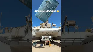 All we wanted was a cool mattress toss shot… instead, I got smacked by my phone. Totally worth it?