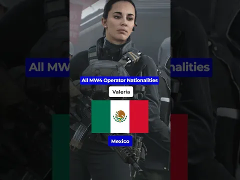 MW4 Operator Nationalities