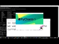 Getting started with python through anaconda and PyCharm Installation