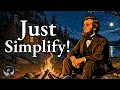 If you want to be free stop complicating your life - Thoreau