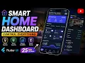 Smart Home Control Dashboard UI Design Concept In Flutter Amazevalley PART - 01
