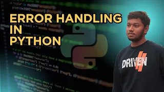 day26 Error Handling in python how to learn in 30 days