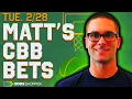 Top 3 NCAAB Picks Today Tuesday 23 College Basketball Betting Predictions