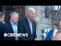 Download Lagu Biden spotted outside church with head scar