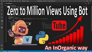 YouTube Views Increasing bot Increase Youtube views using bot Python Selenium