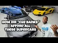 How did Cue Banks afford all these SuperCars