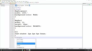 How to create a Progress Bar using JavaScript