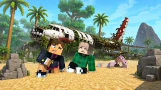 PERDIDOS em UMA ILHA no MINECRAFT!