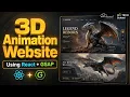 Build a Modern 3D Animated Website with React JS GSAP End to End Project
