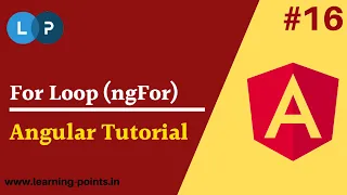Angular For Loop ngFor Directives How to use for loop to print array data Learning Points