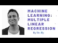 Machine Learning Basics Multiple Linear Regression Tutorial By Dr Ry Stemplicity