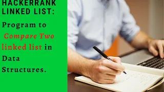 Compare Two Linked List Data structures Hackerrank coding4u