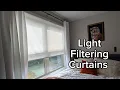 LIGHT FILTERING CURTAINS