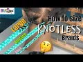 How to Size Knotless Braids Braid School Ep 51