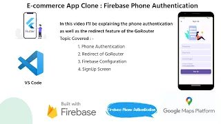 Flutter Tutorial E-commerce App Clone Firebase Phone Authentication Flutter Part 6